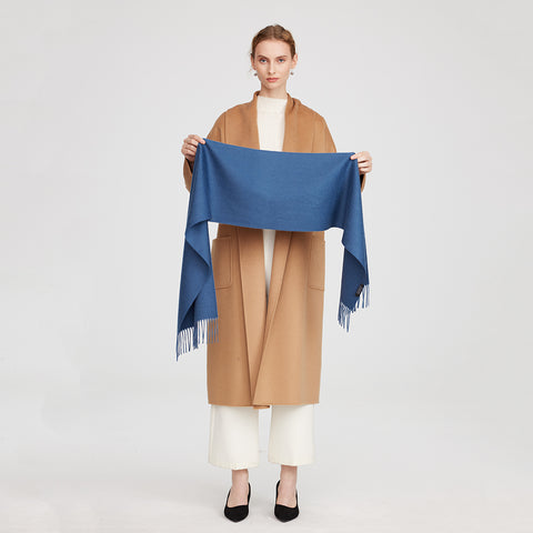 Aala Pure Cashmere Tasseled Scarf