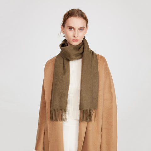 Aala Pure Cashmere Tasseled Scarf