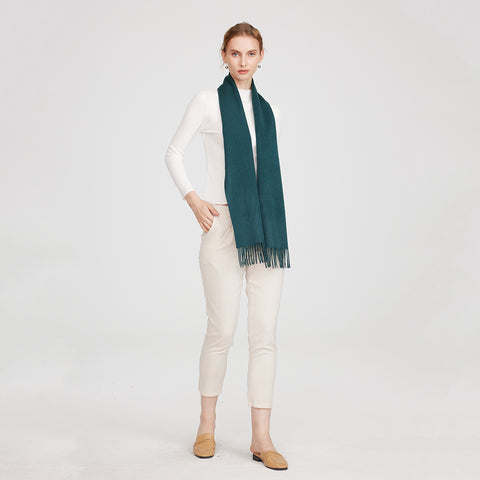Aala Pure Cashmere Tasseled Scarf
