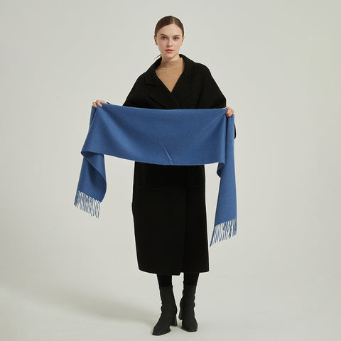 Aala Pure Cashmere Tasseled Scarf