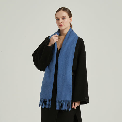 Aala Pure Cashmere Tasseled Scarf