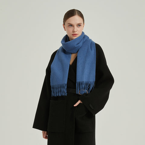 Aala Pure Cashmere Tasseled Scarf