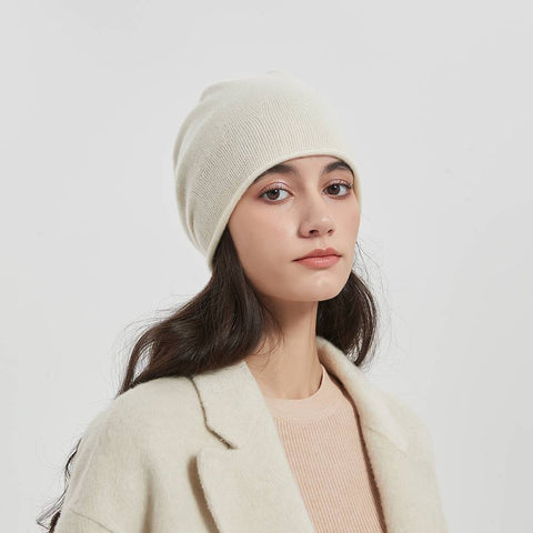 Bina Pure Cashmere Beanie