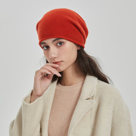 Bina Pure Cashmere Beanie