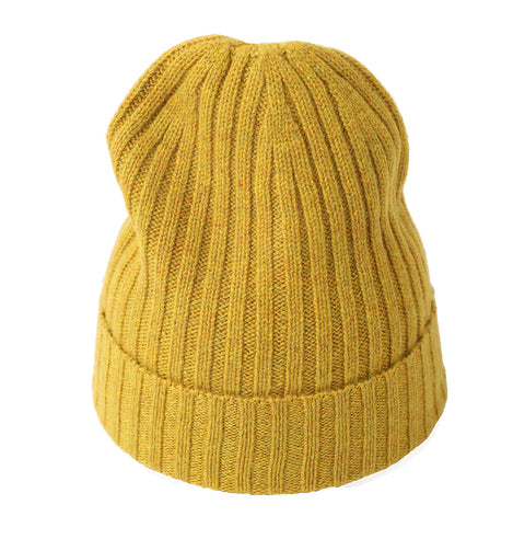 Brinly Pure Cashmere Ribbed Beanie