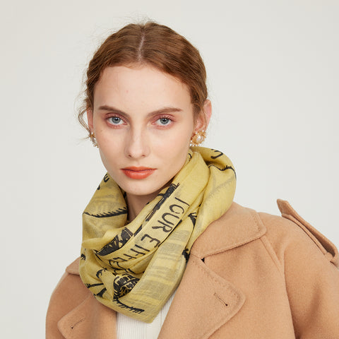 Caylie Featherlight Cashmere Scarf