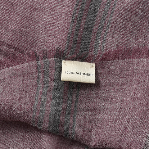 Dia Color Blocked Featherlight Cashmere Scarf