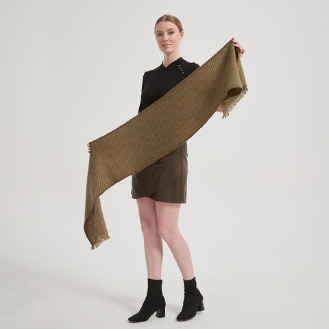 Dori Cashmere Scarf - Green