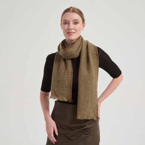 Dori Cashmere Scarf - Green