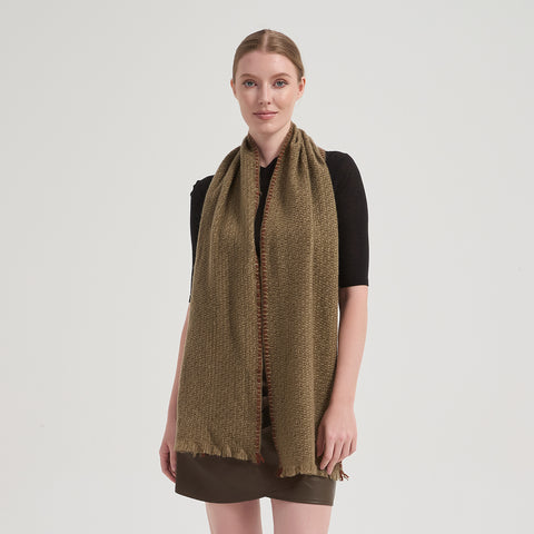 Dori Cashmere Scarf - Green