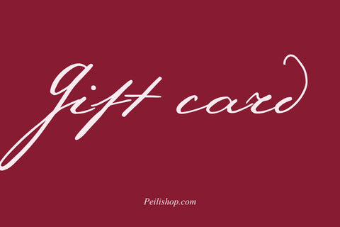 Peili Gift cards