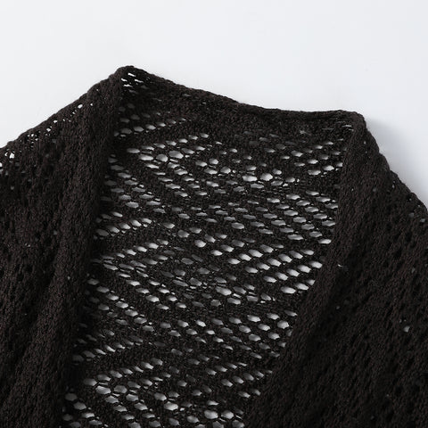 Imma Cashmere Silk Open Cardigan