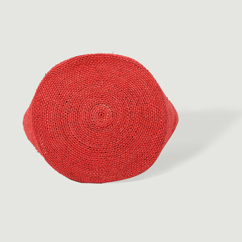 Kara Raffia Shoulder Bag