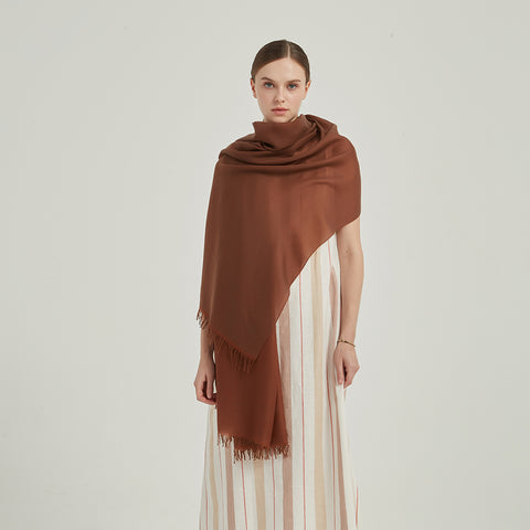 Lena Reversible Featherlight Cashmere Scarf