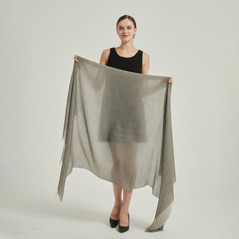 Lena Reversible Featherlight Cashmere Scarf