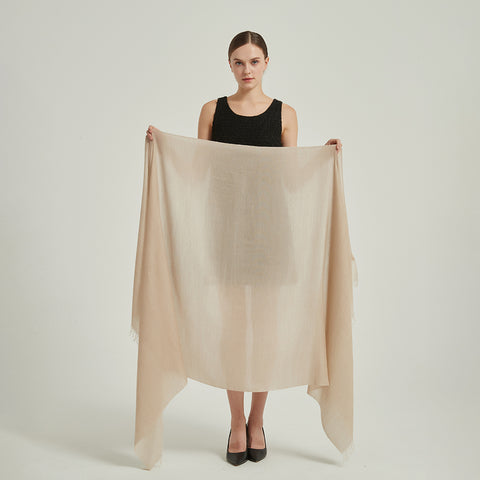 Lena Reversible Featherlight Cashmere Scarf
