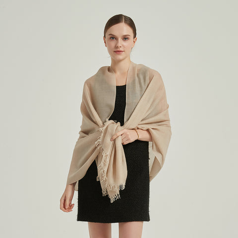Lena Reversible Featherlight Cashmere Scarf