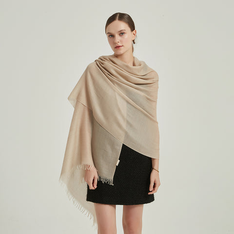 Lena Reversible Featherlight Cashmere Scarf