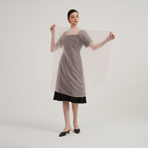 Lilia Square Featherlight Cashmere Scarf