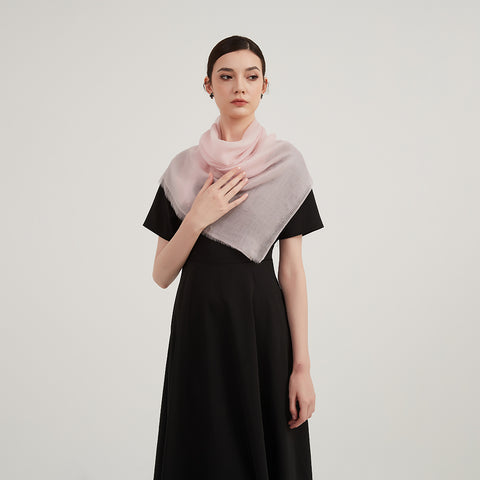 Lilia Square Featherlight Cashmere Scarf
