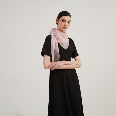 Lilia Square Featherlight Cashmere Scarf