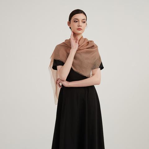 Lilia Square Featherlight Cashmere Scarf