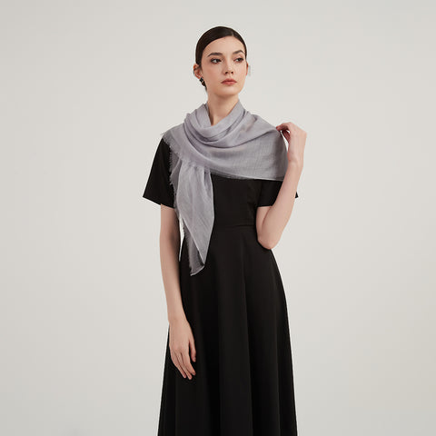 Lilia Square Featherlight Cashmere Scarf