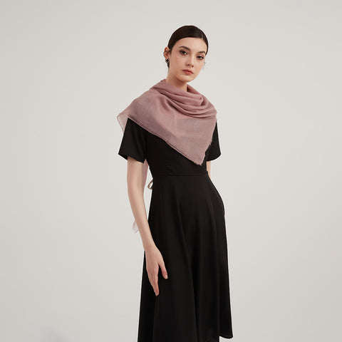 Lilia Square Featherlight Cashmere Scarf