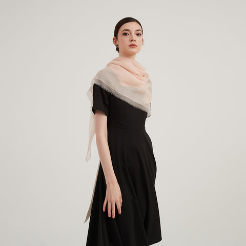 Lilia Square Featherlight Cashmere Scarf
