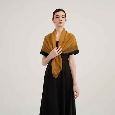 Lilia Square Featherlight Cashmere Scarf