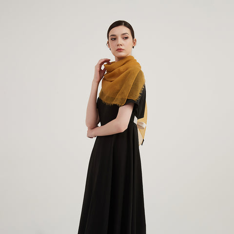 Lilia Square Featherlight Cashmere Scarf