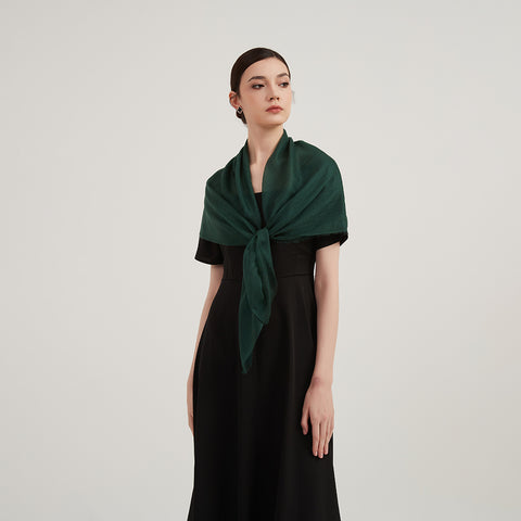 Lilia Square Featherlight Cashmere Scarf