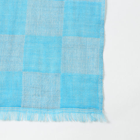 Nami Check Featherlight Cashmere Scarf