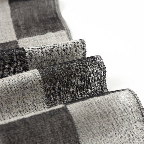 Nami Check Featherlight Cashmere Scarf