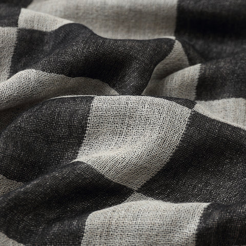 Nami Check Featherlight Cashmere Scarf