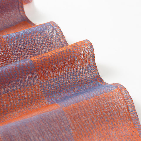 Nami Check Featherlight Cashmere Scarf