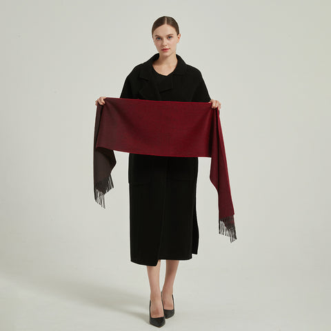 Zubi Gradient Cashmere Scarf
