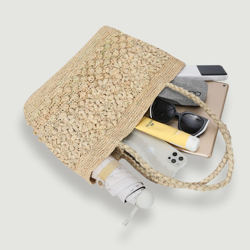 Beth Raffia Tote – Bild 6