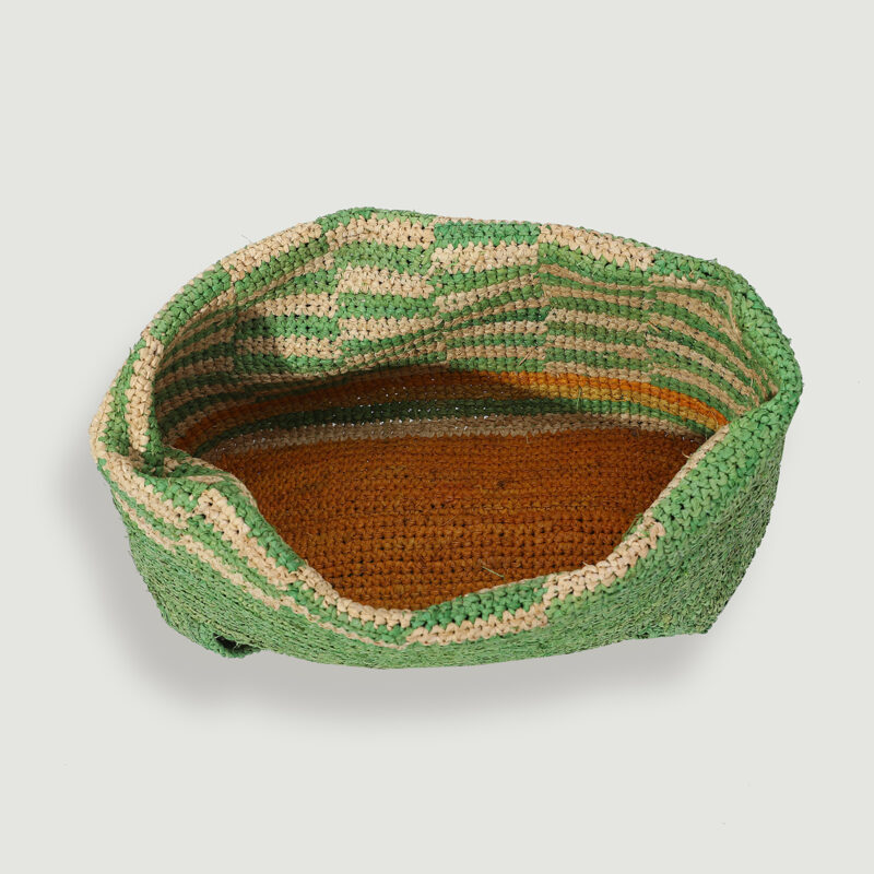 Cilla Raffia Tote - Green - Image 5