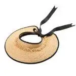 Leah Raffia Visor