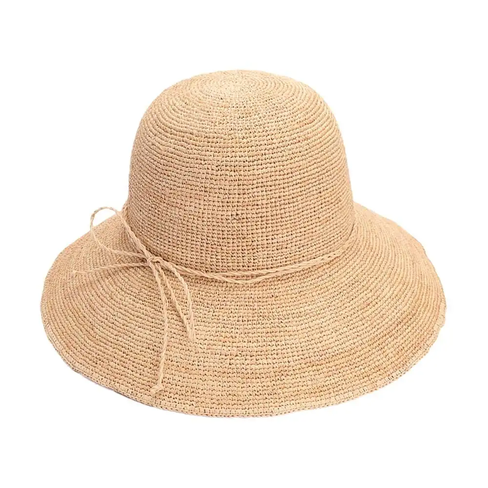 Dale Raffia Crochet Cloche Hat