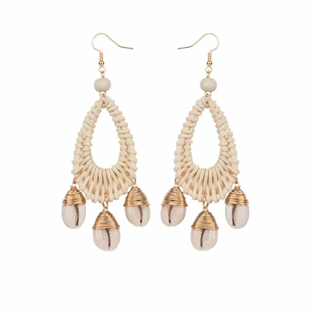 Allison 5 Allison Rattan Earring - Image 1