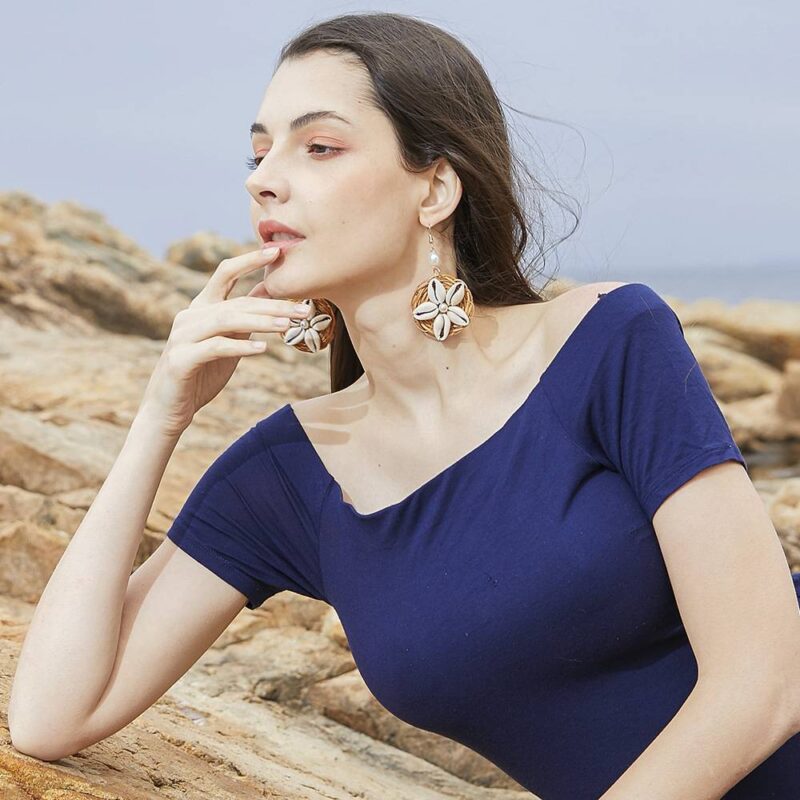 Clare Rattan Earring - Image 2