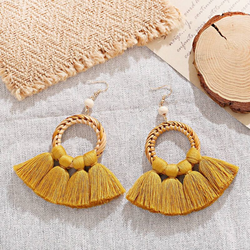 Nyla Rattan Earring – Image 8