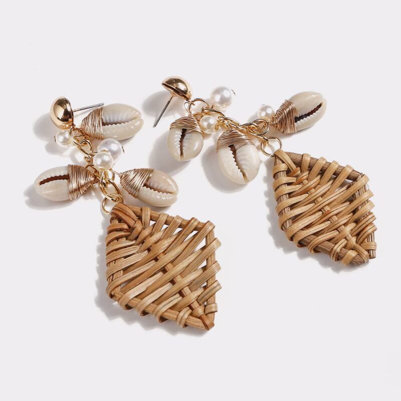 Ivy Rattan Earring - Image 4