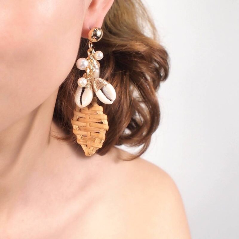 Ivy Rattan Earring - Image 2