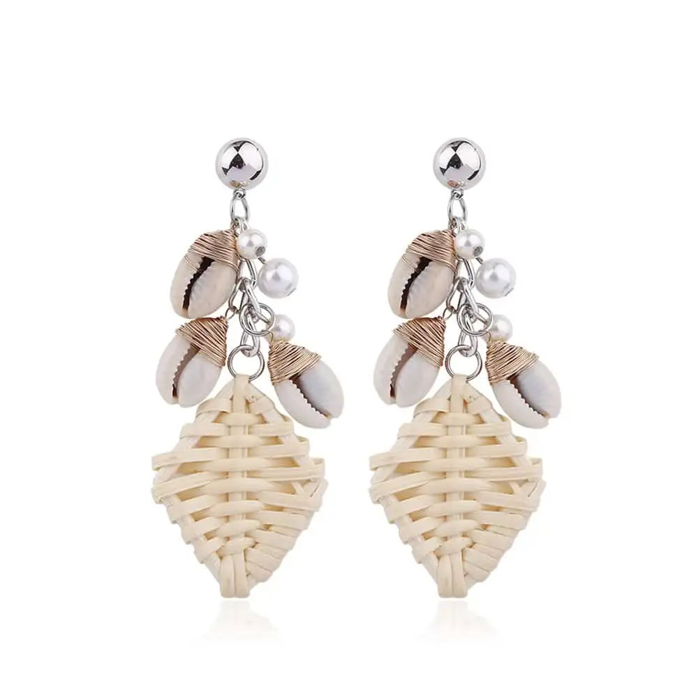 Ivy Rattan Earring