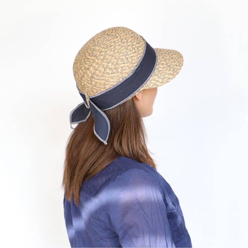Ariella Raffia Baseball Cap - Image 4