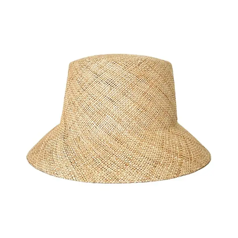 Nalia Straw Bucket Hat