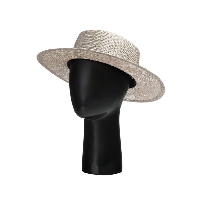 Alani Sisal Straw Boater Hat - Image 5